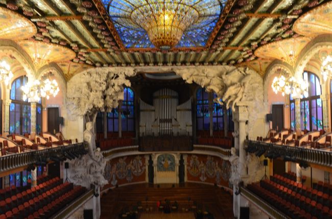 美しすぎる世界遺産に思わずため息！　カタルーニャ音楽堂　