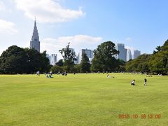 【東京散策39-2】 解体された国立競技場とバラ花壇が満開の新宿御苑