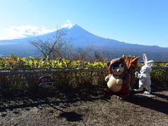 富士山と紅葉の河口湖畔巡り　