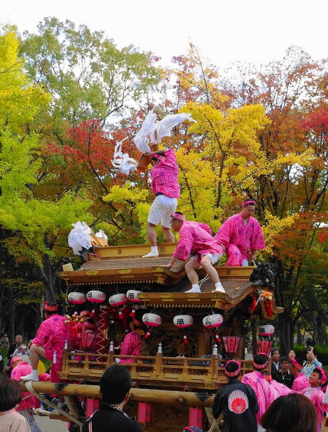 だんじり祭 In 大阪城 15 今年は２５台 大阪城 京橋 大阪 の旅行記 ブログ By Hiro3さん フォートラベル