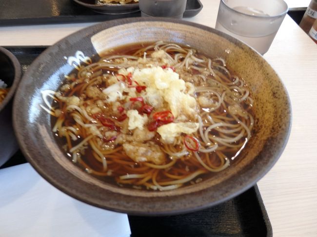 ２０１５年１０月１２日、箱根〜伊豆旅行の次の日は、妻が出勤してしまい、息子のお守りです（笑）。連日のブッフェで胃も疲れているので、昼はお蕎麦にしました。少し肌寒くなって来たので、暖かいお蕎麦をゆで太郎で食べました。細麺なので、ここのお蕎麦はざるの方が美味しいですね。その後は定例のＧＵ、ユニモちはら台のラウンジでお茶のコースです。帰って来た妻には、つまらないと息子がぼやいていました。