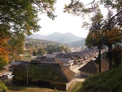 東北入口の紅葉を見に母とドライブ②　［大内宿］