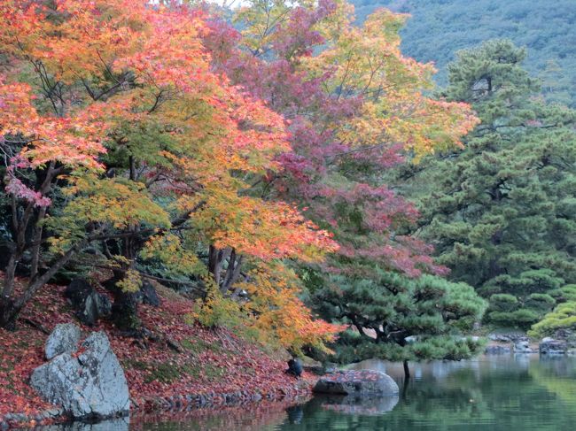 愛媛＆香川をめぐる秋旅2015④　和舟に揺られて栗林公園　そしてオリーブの島・小豆島へ渡る　＠小豆島国際ホテル