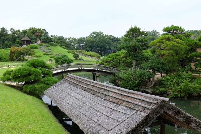 この年のお盆は全国的にぐずついていましたが、少しでも天気のいい日を選んで強引に岡山旅行に行ってきました。