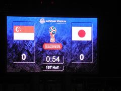 前半 [2018Ｗ杯ロシア・アジア2次予選　日本×シンガポール] バンコク（北京乗継）→シンガポール、サッカーA代表応援