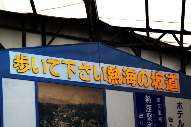 「行ってきます」でも予告したとおり、日帰りで熱海に行ってきました。<br />熱海と言えば温泉ですが、今日は街歩きがメイン。<br /><br />分かってはいたけど、熱海の坂道はきつかったです（苦笑）