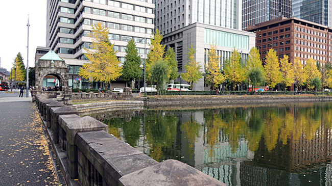 【東京】皇居の紅葉と皇居一周、2015年11月