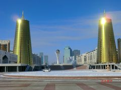 カザフスタンの金未来都市アスタナ観光