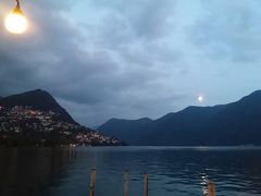 スイス・ルガーノ湖に映るお月様【スイス情報.com】