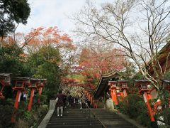 2015年11月　京都の紅葉を求めて、鞍馬～貴船～高台寺～清水寺　に行ってきました。