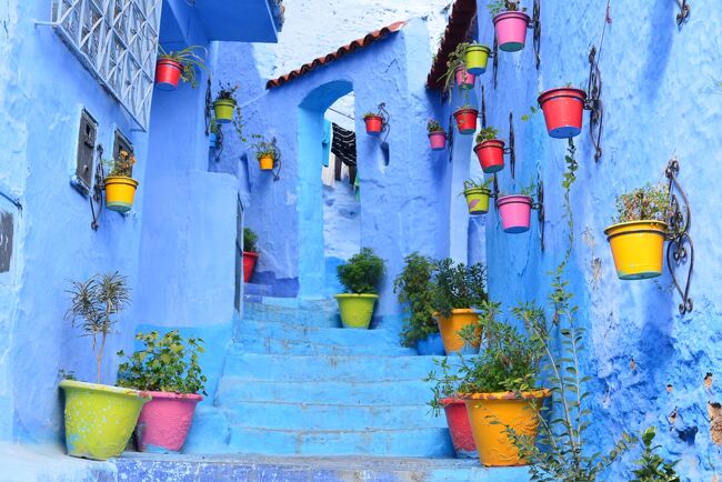 スペイン・モロッコ一人旅【４】青の街 シャウエンでまったり♪
