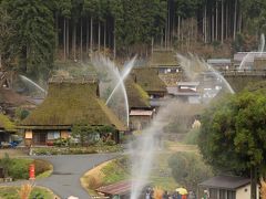 旅するイルカ♪　原風景　美山かやぶきの里　放水へ
