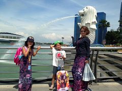 子供達　初　シンガポール☆04-05 Aug 2015 / マーライオン　☆　帰路へ