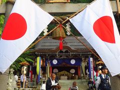 白川郷2/3　白川八幡神社　どぶろく祭り当日　☆専用盃でどぶろく賞味