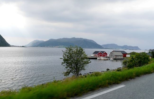 2015.8ノルウエーフィヨルドドライブ1771km 48-653,61,654,FV181号線で島々を縫うようにRunde島に向かう
