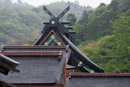 2015秋、厳島神社と出雲大社(13/17)：出雲大社(3)：参道、拝殿、本殿、宇豆柱跡