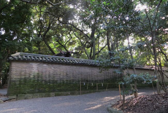 2015秋、熱田神宮(5/7)：神宮歴史解説パネル、信長塀、本殿へ