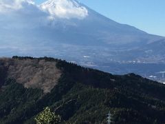 矢倉岳と冬の富士