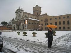 雪のイタリア横断ドライブ