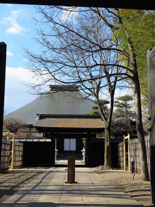 太田 縁切寺満徳寺 遺跡・資料館を見学 ☆本堂・門は復元され