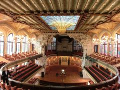 スペインの旅　その14　王道バルセロナの観光　カタルーニャ音楽堂