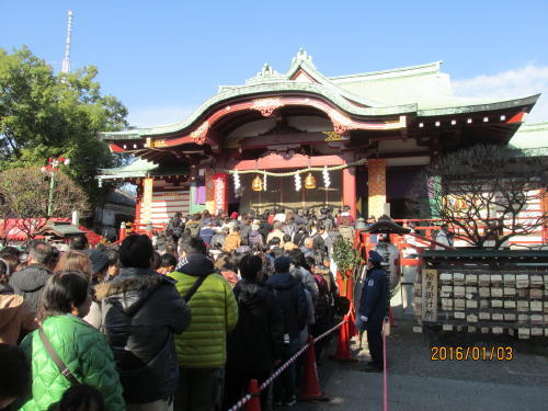 東京の亀戸七福神めぐり・2016年新春