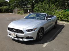 年末年始ハワイホノルル レンタカーでマスタングオープンカー体験