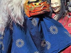 東博初詣-3　縁起の良い《獅子舞》披露　☆東都葛西囃子中村社中の伝統芸