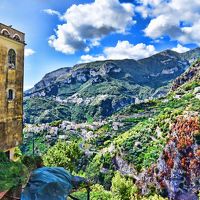 2015南イタリア世界遺産巡り～６．高台から海岸を見渡せる街ラヴェッロ～