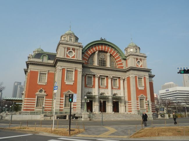 2015年年末から2016年年始にかけて兵庫県の播磨摂津地域を巡る旅．<br />7日目(1/5)は最終日はおまけの大阪市街散策．<br />朝三ノ宮のホテルをチェックアウトし大阪に向かう．<br />御堂筋淀屋橋から中之島・北浜・今橋・伏見町・道修町・備後町等を巡り堺筋本町までの散策．<br />この界隈の訪問は13年ぶりになる．