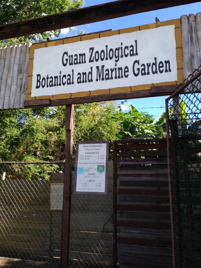 2016年1月情報です。<br />グアム動植物･海洋生物園にて憧れのココバードと対面することができました！<br /><br />ココス・アイランドリゾートまでいけばココバードを見られるとガイドブックで見ましたが、ココス島はグアム島の南の離島です。ホテルの多いタモンエリアから行くにはツアー申し込みあるいはレンタカーやタクシーが必須となり敷居が高い・・<br /><br />そこまで行かなくてもタモン、ホテルロードの中ほど、ホリデイリゾートの裏に居るとは驚き。<br />お客様も少なく、動物園貸しきり気分を味わうことができました。<br /><br />大人1人15ドル、現金払いのみです。<br /><br />陸系の生き物：ココバード、ハニーイーター(鳥)、オウム、クジャク、ガチョウ、ニワトリ、ダチョウ、エミュー<br />コウモリ、サル、水牛、ロバ、鹿、イノシシ、豚、うさぎ、リクガメ、ヘビ、など。<br /><br />海系の生き物：サメ、ロウニンアジ、ウミガメ、ウツボなど。<br /><br />広さはあまりありませんが、動物の種類が案外多くココバードも居たので私は2時間くらい居ました。。<br />日差しは植物でさえぎられるのであまり暑さはないものの、虫除けスプレーがあるといいと思います（自分は刺されませんでしたが念のため）。