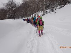 大寒波の中、最高気温-11度の上高地でスノーシューハイキングをしてきました。