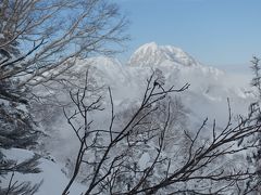 久しぶりの黒姫山の山スキーは雪が少なくて苦労したのち、源泉かけ流しの温泉宿でまったり