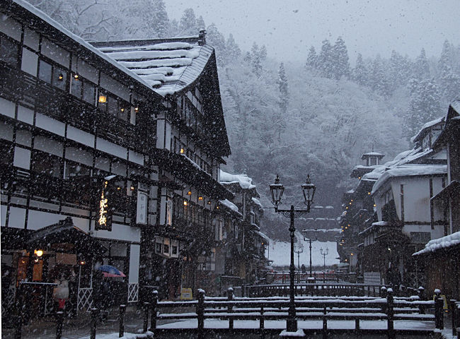 山形の旅04 雪の銀山温泉