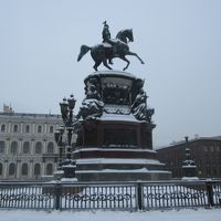 ロシア　「行った所・見た所」　サンクトペテルブルク（イサク広場・聖イサク寺院）