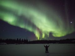 カナダ　イエローナイフ　オーロラ　鑑賞　個人手配の旅　現地篇