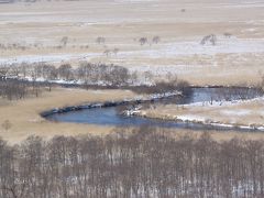 青と白そして黄金色の釧路湿原から鶴居村へ　【冬の道東への旅　（3）】　