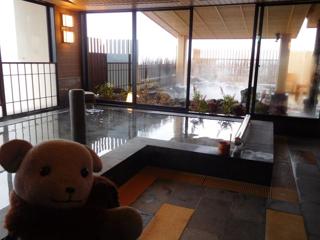 お掃除の間を縫って大浴場見学。<br />迷惑かけますが、快く対応いただき感謝です。