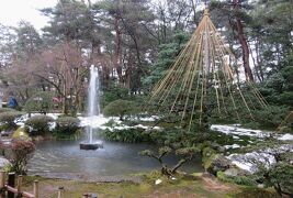 2016早春、金沢と五箇山巡り(1/8)：金沢(1/5)：名古屋から金沢へ、残雪の兼六園、金沢城