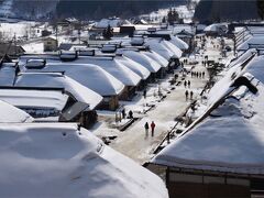 南会津まったり家族旅行 前半 雪の足りない大内宿へ