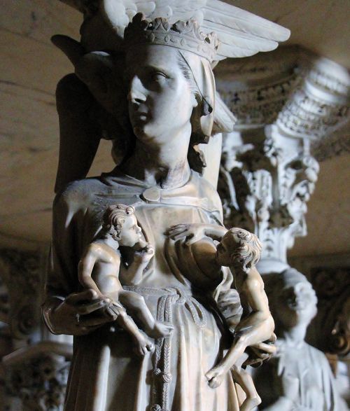 イタリア製 古代ローマレリーフ大理石置き台1個｜インテリア小物