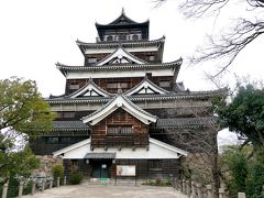 2016.2山口・広島出張旅行4終-リーガロイヤルホテル広島，広島城を散歩