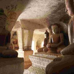 Myanmarひとりっぷ (12/25 ) モンユワからバガンへ４　ポーウィン山３　ラブリーな洞窟498