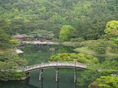 香川一人旅　その２　　栗林公園、丸亀城、金刀比羅宮