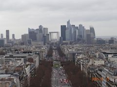 ビーチリゾート派なのに真冬のパリ！２６（滞在４日目（最終日）：最後の最後に凱旋門に上る編）