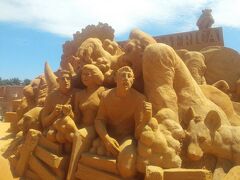 メルボルンから日帰り☆砂の彫刻展（フランクストン）
