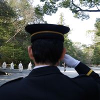 名古屋経由の伊勢神宮④２日目のはじまりは内宮へ。ラッキーなことに春季皇霊祭遙拝を拝見する。