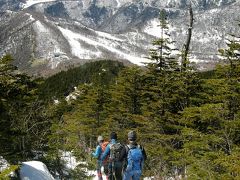 雪山気分で黒斑山