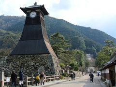 但馬出石の蕎麦と時計台