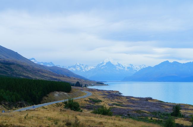 南半球初上陸、初の一人旅でニュージーランドに行くことにしました。<br /><br />クイーンズタウン⇒テカポ⇒オークランドと２泊ずつ、６泊８日の旅行です。<br /><br />クイーンズタウンからGreat Sightsのバスを利用して、マウント・クックに立ち寄りながらテカポへ向かう旅行記になります。<br /><br /><br />↓これまでの旅行記↓<br />①クイーンズタウンで湖クルーズとファーグバーガーに舌鼓編⇒http://4travel.jp/travelogue/11116618<br />②バスが来ない(泣)そんな波乱から感動に！ミルフォードサウンドツアー編⇒http://4travel.jp/travelogue/11116671  <br />